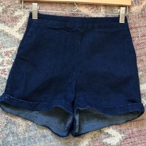 Reformation hi-rise pin-up shorts w/ pockets